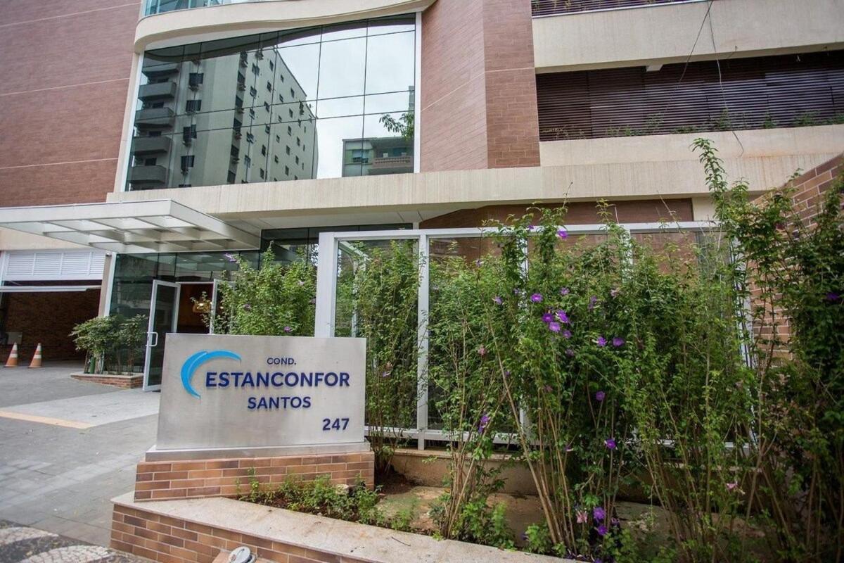 Estanconfor Praia Santos Ac Garagem Sacada Fechada Εξωτερικό φωτογραφία