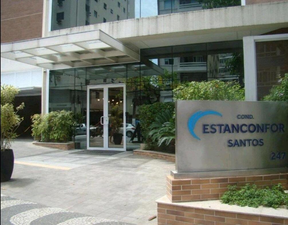 Estanconfor Praia Santos Ac Garagem Sacada Fechada Εξωτερικό φωτογραφία